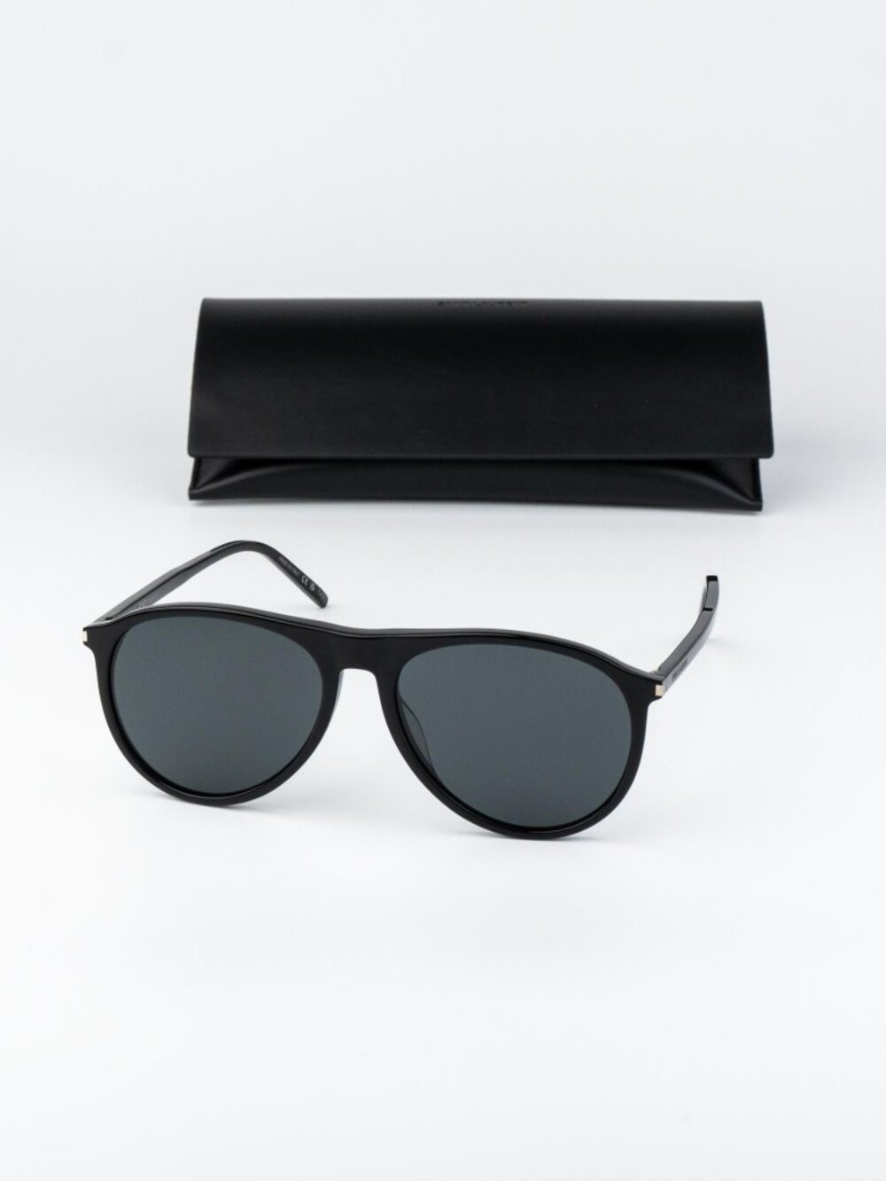 Saint Laurent Men Sunglasses Black Grey Pilot SL667 001 NEW AUTHENTIC